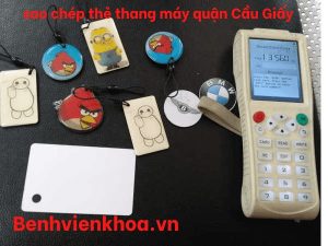 sao chép thẻ từ thang máy quận Long Biên